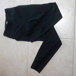 Avia Yoga Workout Black / Sheer Leggings Pants XS